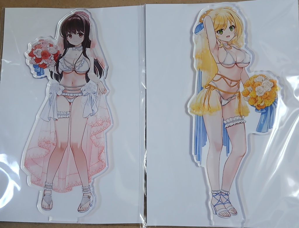 慕&閑無アクリルスタンド ウェディング水着Ver.セット『特典2種付き』