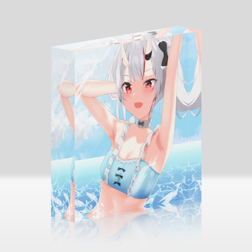 百鬼あやめ アクリルブロック - 100x100mm