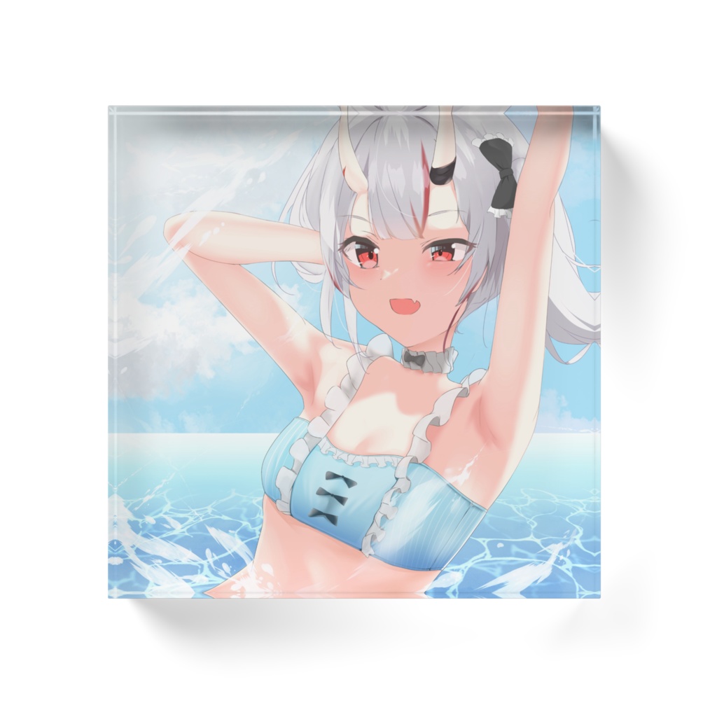 百鬼あやめ アクリルブロック - 100x100mm