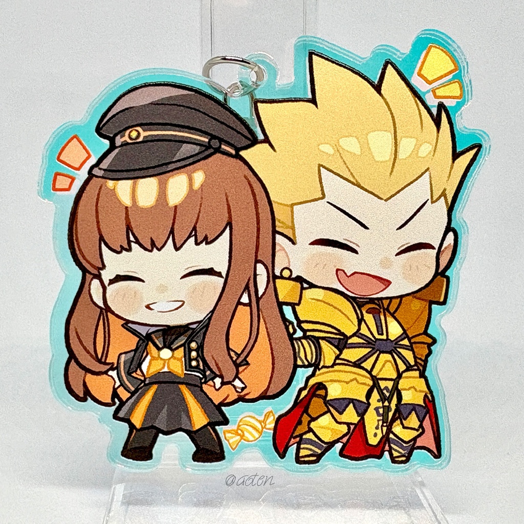 ギルザビスマイルオーロラアクキー（金女主）