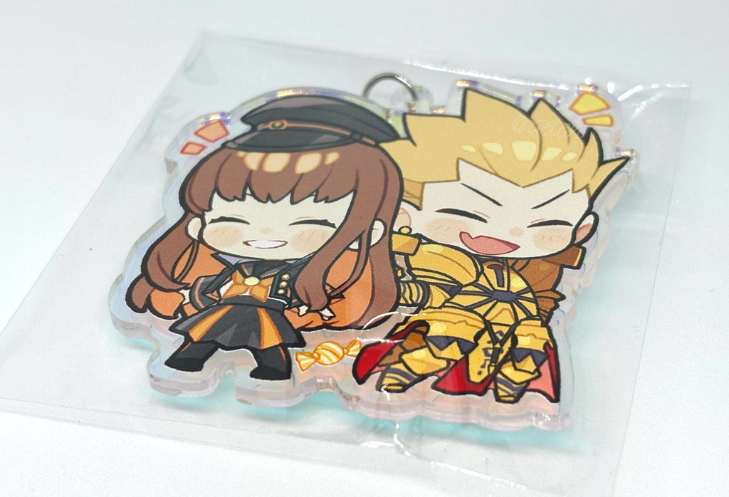 ギルザビスマイルオーロラアクキー(金女主)