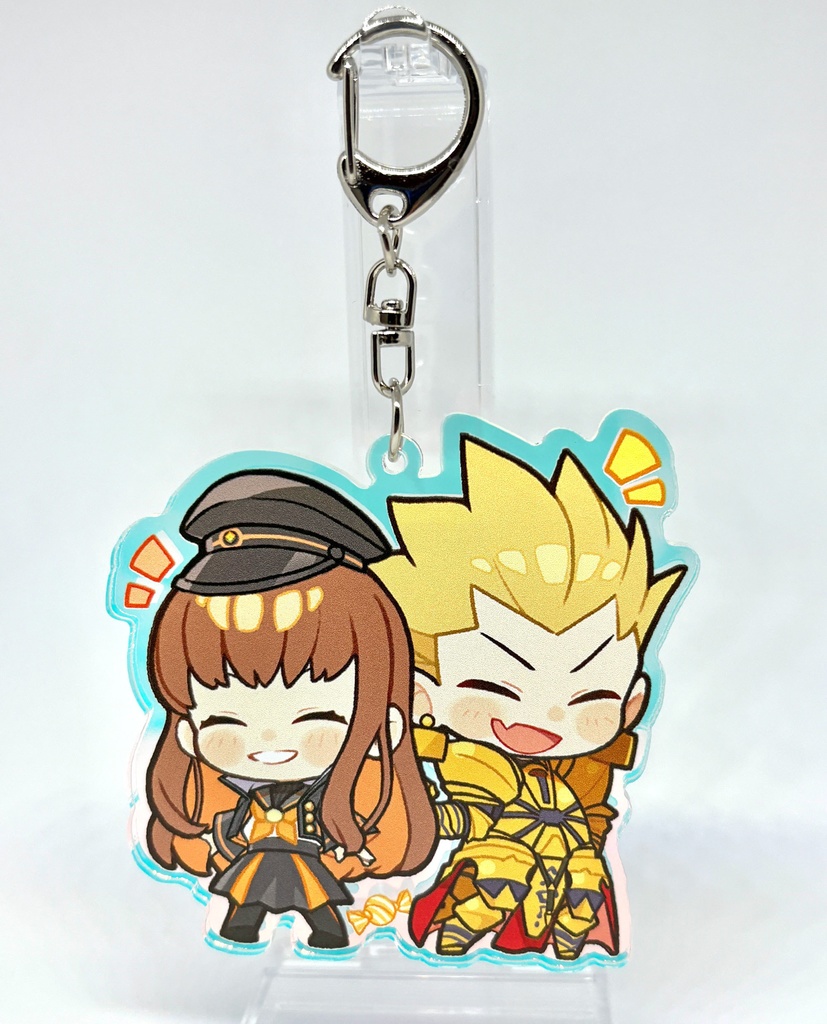 ギルザビスマイルオーロラアクキー(金女主)