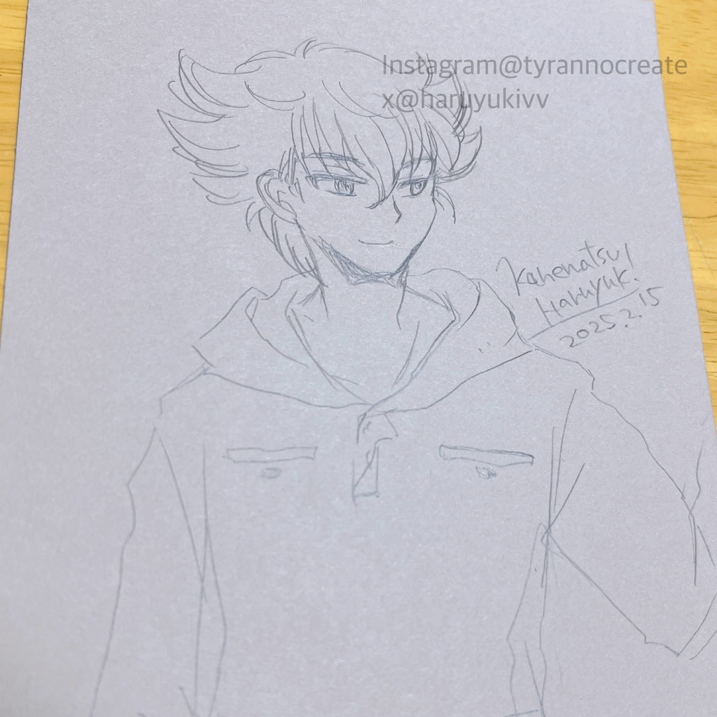 創作オリキャラ手描きイラスト