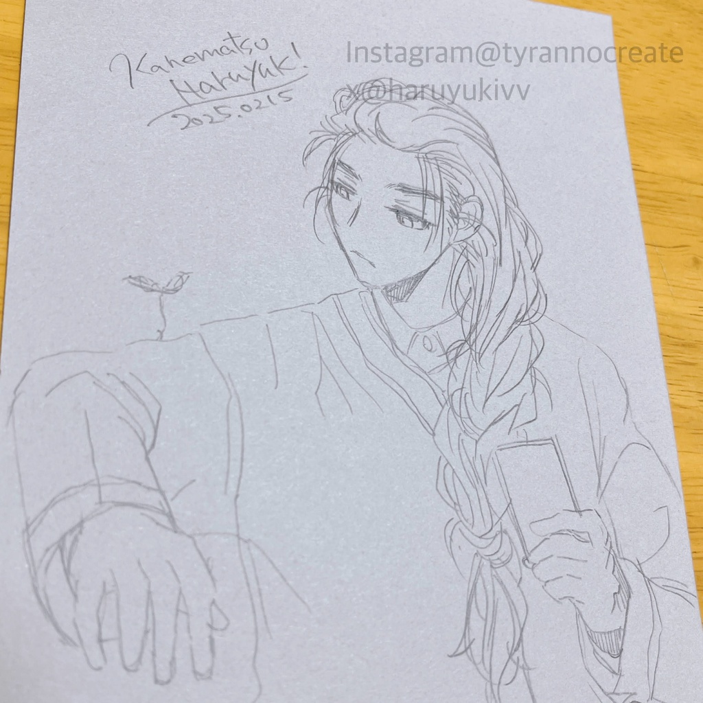 創作オリキャラ手描きイラスト