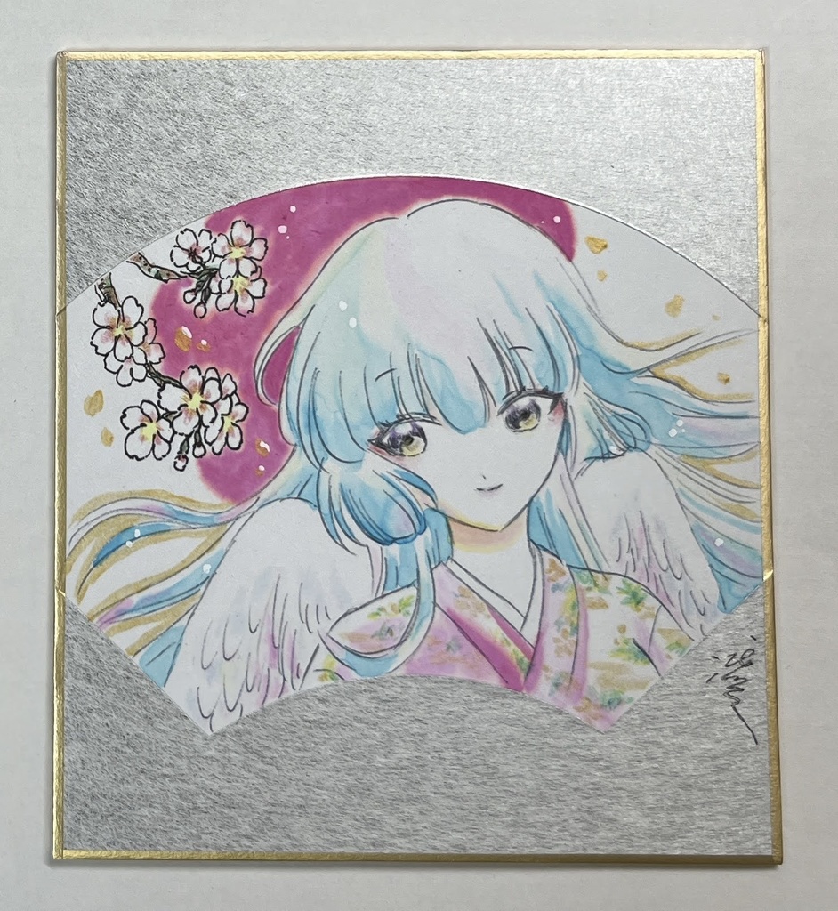 直筆オリジナル色紙