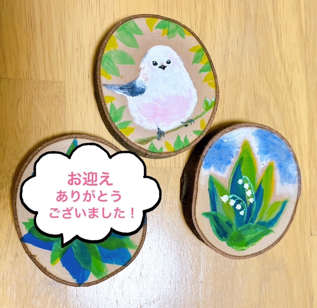 手描きアクリル画