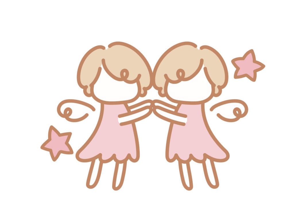 星座ステッカー pink