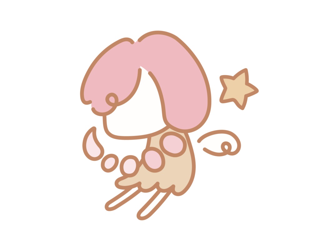 星座ステッカー pink