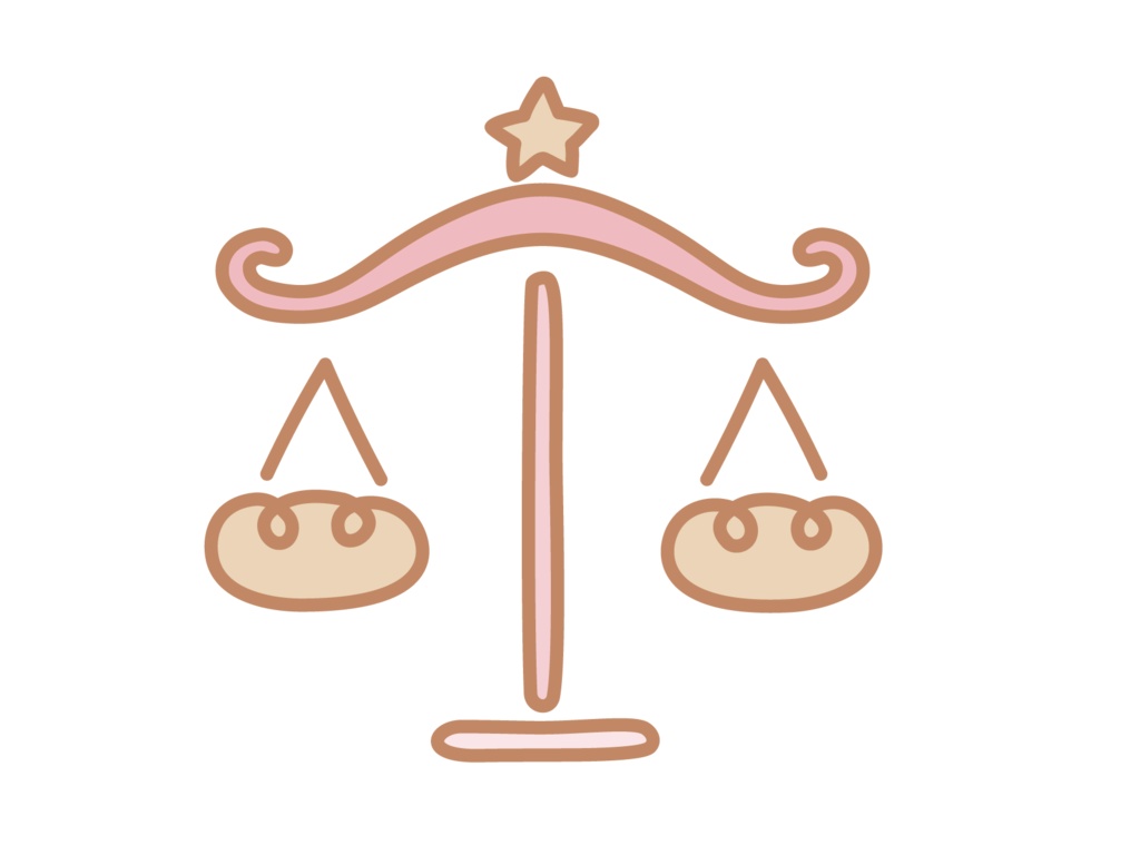 星座ステッカー pink