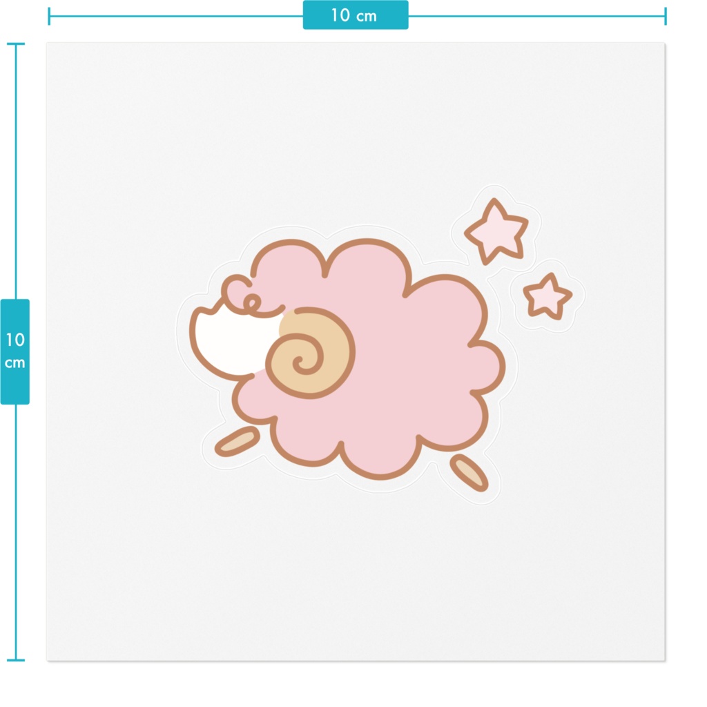 星座ステッカー pink