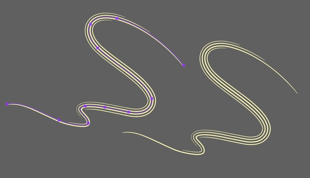 【Illustrator用】和風花柄ブラシセット