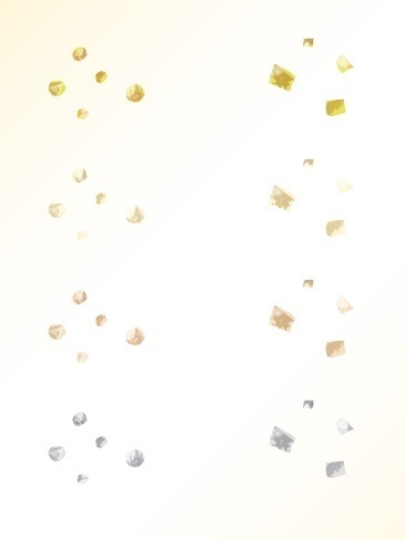 【Illustrator用】和風なラメや背景にピッタリ♡金箔ラメぶらし