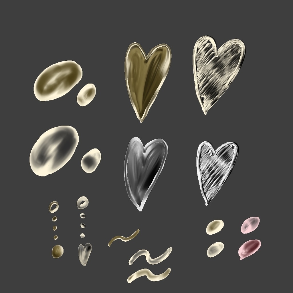 ツヤツヤちゅるんな金属感がブラシで描ける!【クロムペン】