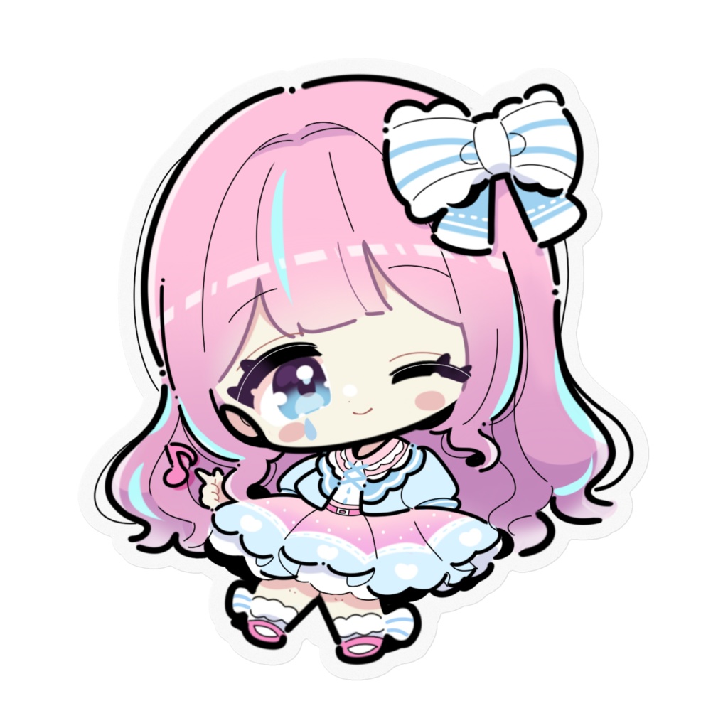 天音なみだ【ステッカー ウインク】