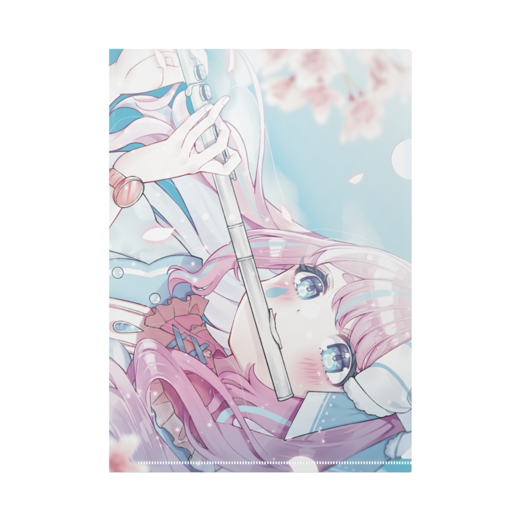 天音なみだ【A4クリアファイル フルート】