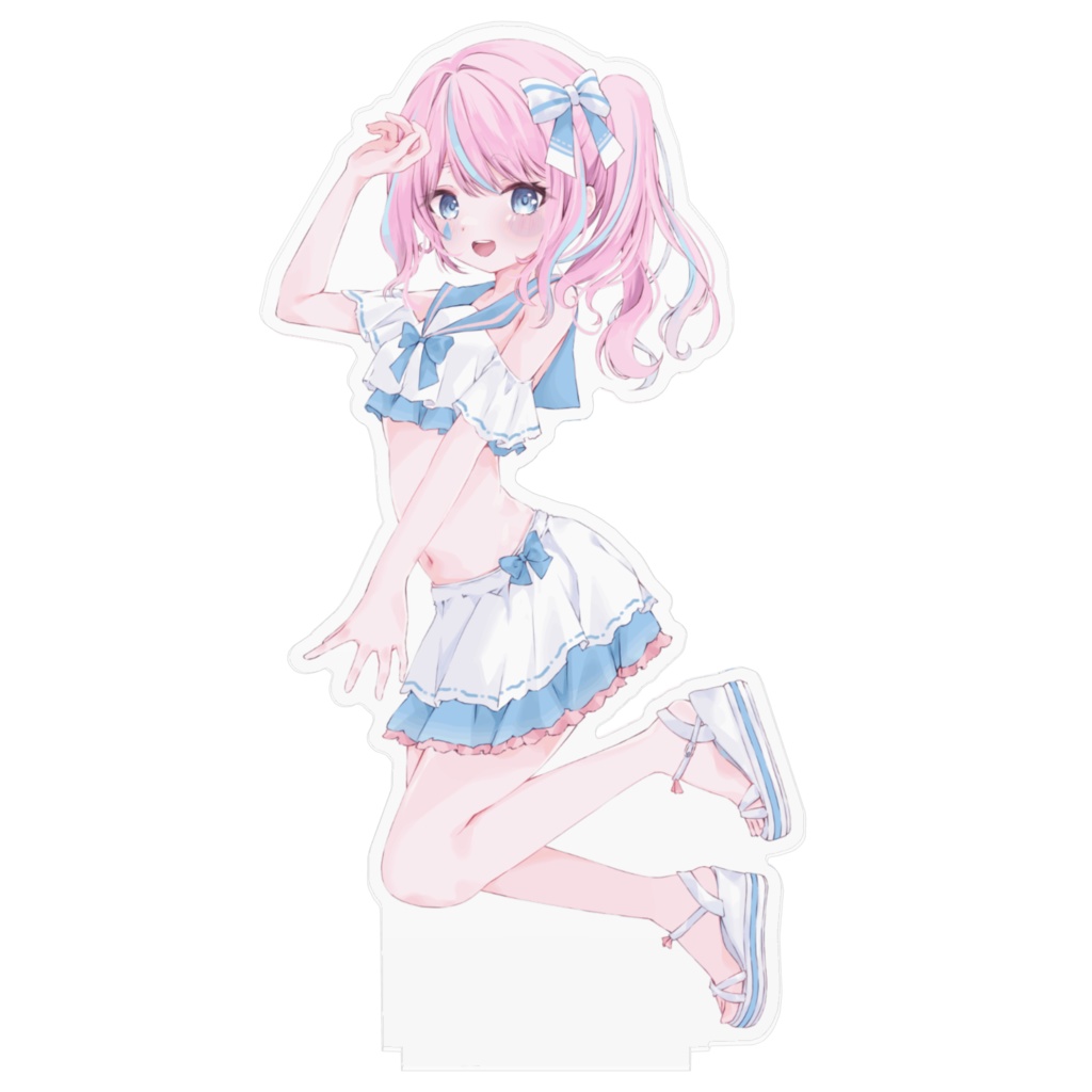 天音なみだ【アクリルフィギュア】2022年誕生日記念 / 水着イラスト