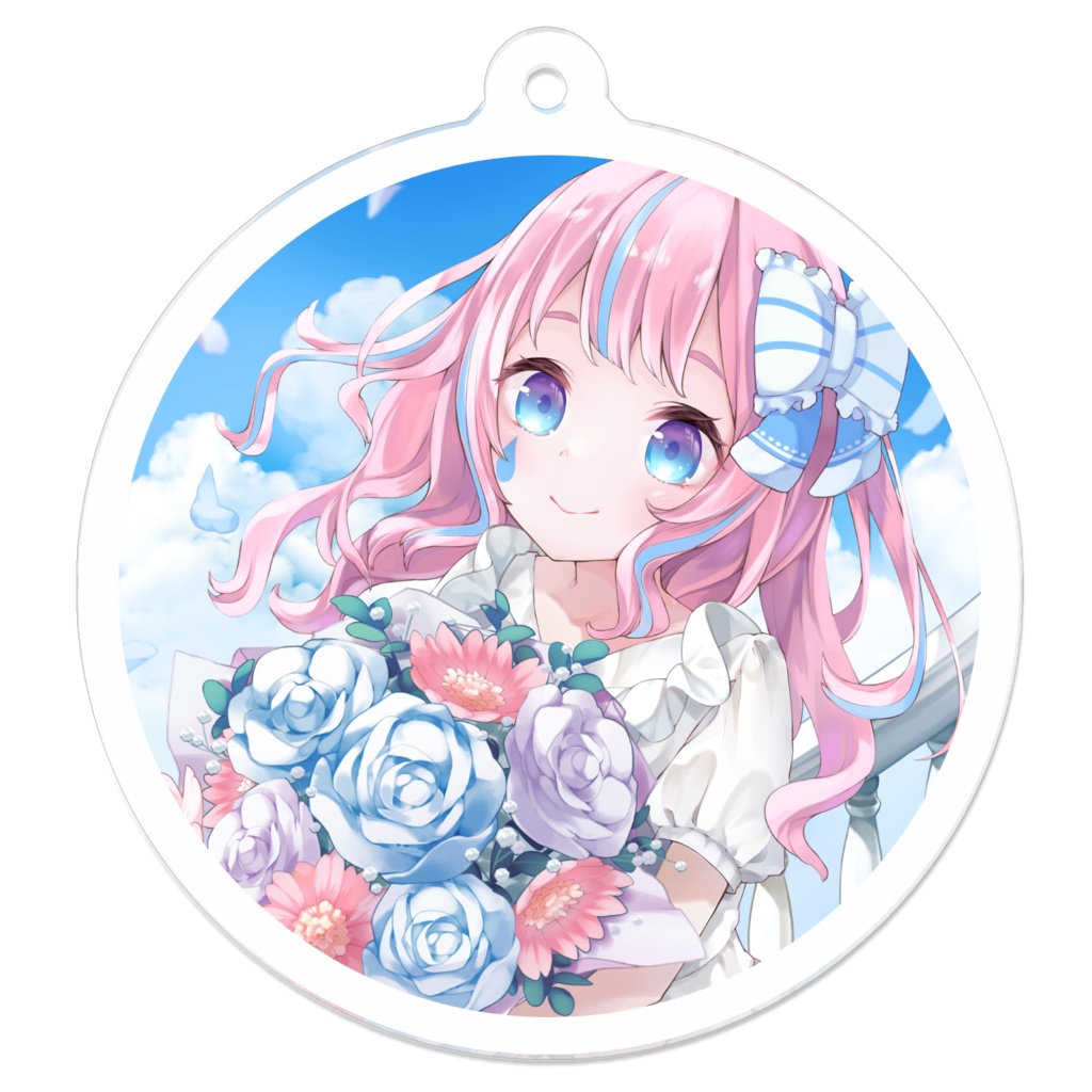 天音なみだ【アクリルキーホルダー 丸形】1周年記念