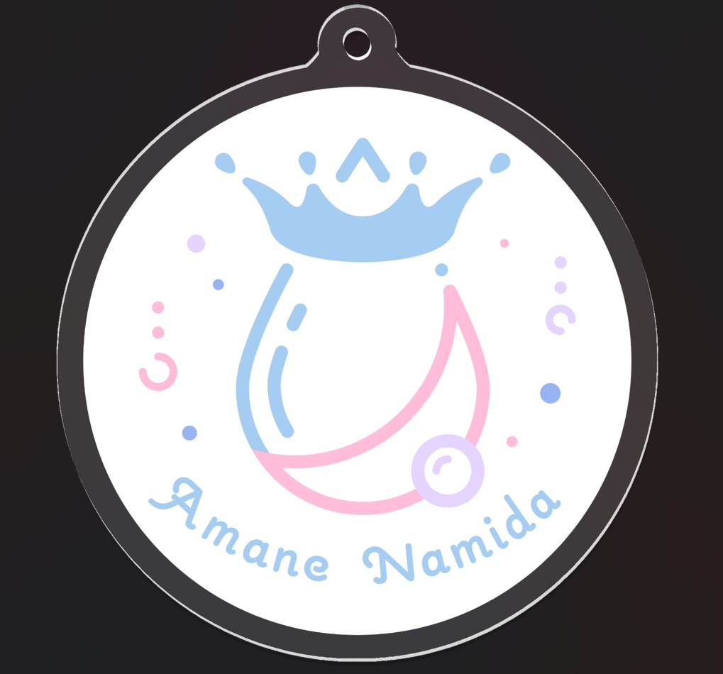 【常設】天音なみだ【アクリルキーホルダー/シンボルロゴ】2023誕生日記念