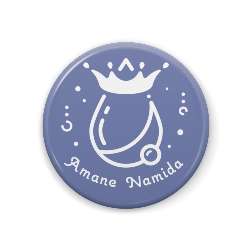 【期間限定】天音なみだ【缶バッジ/シンボルロゴ】2周年記念