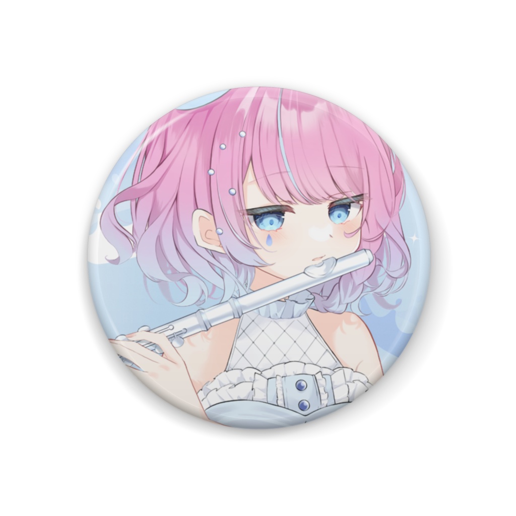【期間限定】天音なみだ【缶バッジ/フルート】2周年記念