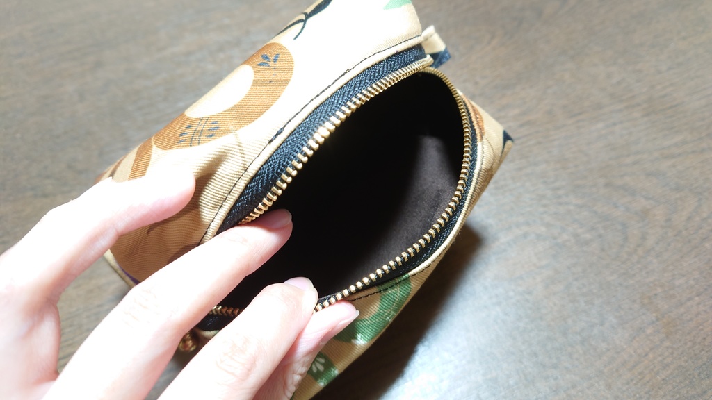 ヘビ柄ポーチ(大)