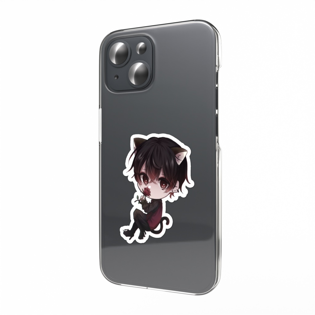 スマホステッカー / 猫耳ver.