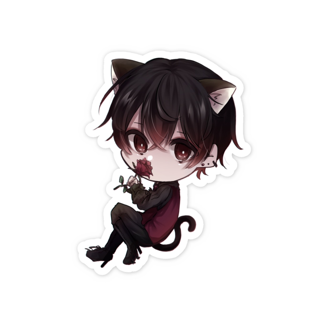 スマホステッカー / 猫耳ver.