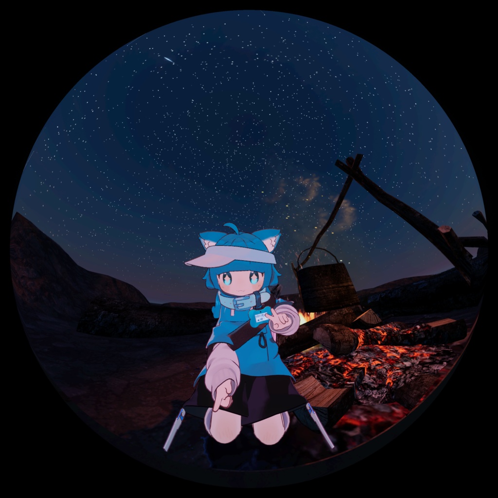 VRC魚眼カメラ1-20mm【Modular Avatar対応】