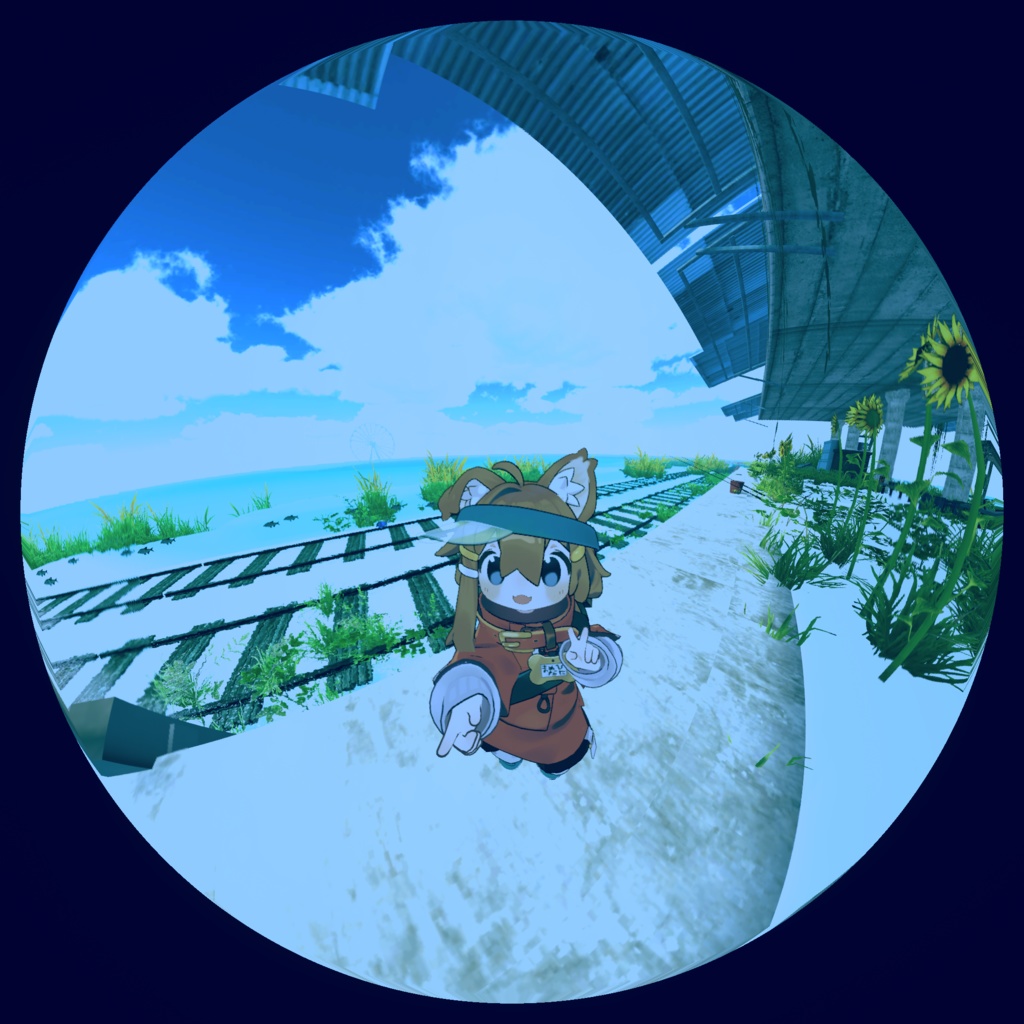 VRC魚眼カメラ1-20mm【Modular Avatar対応】