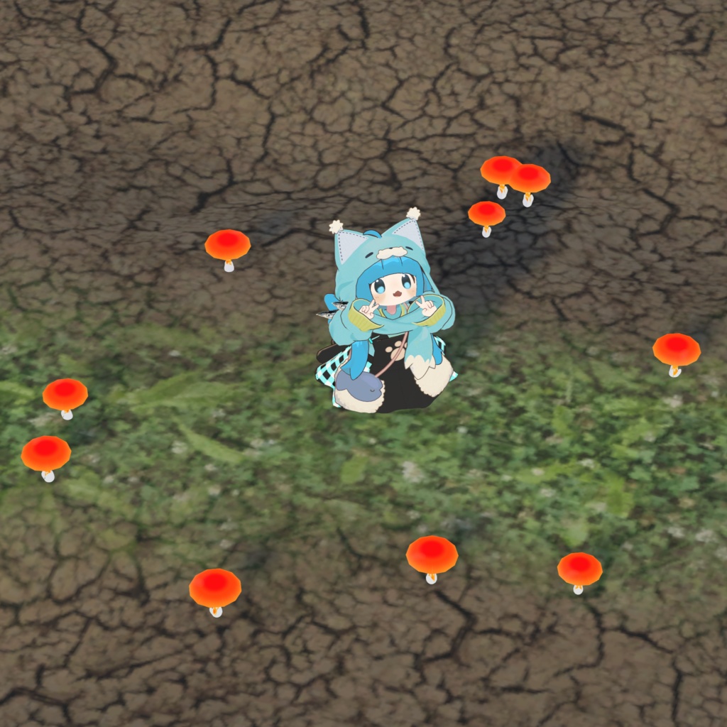 食べられる!FairyCircleギミック【Modular avatar対応】