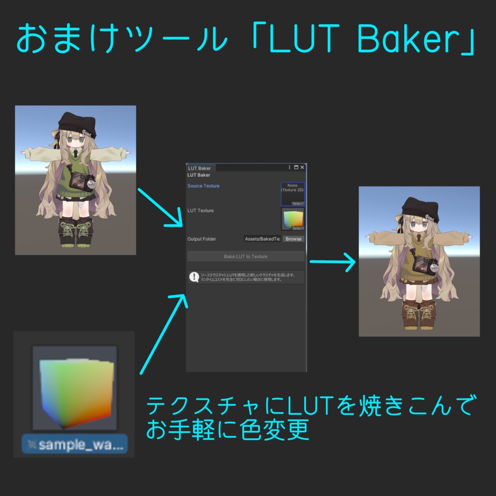 VirtualLutCamera【VRChat向けカメラギミック】