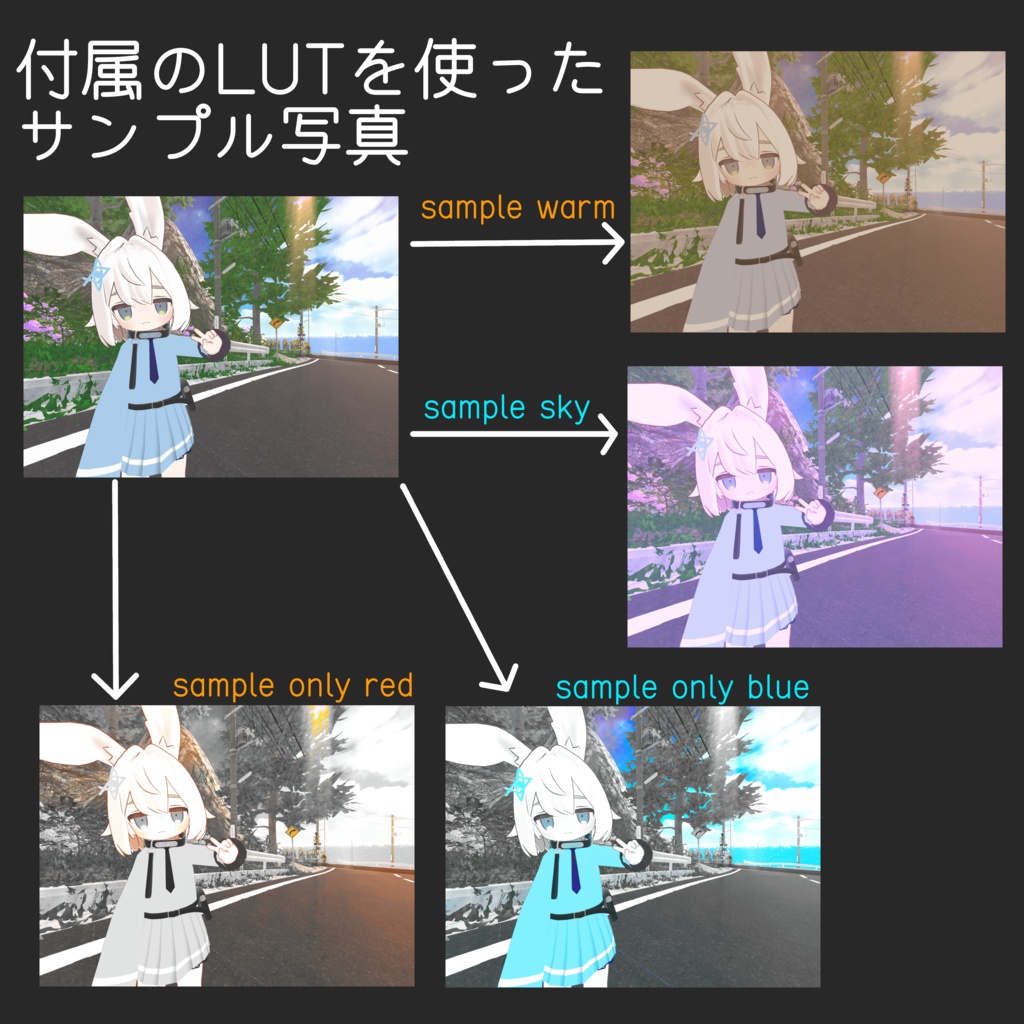 VirtualLutCamera【VRChat向けカメラギミック】