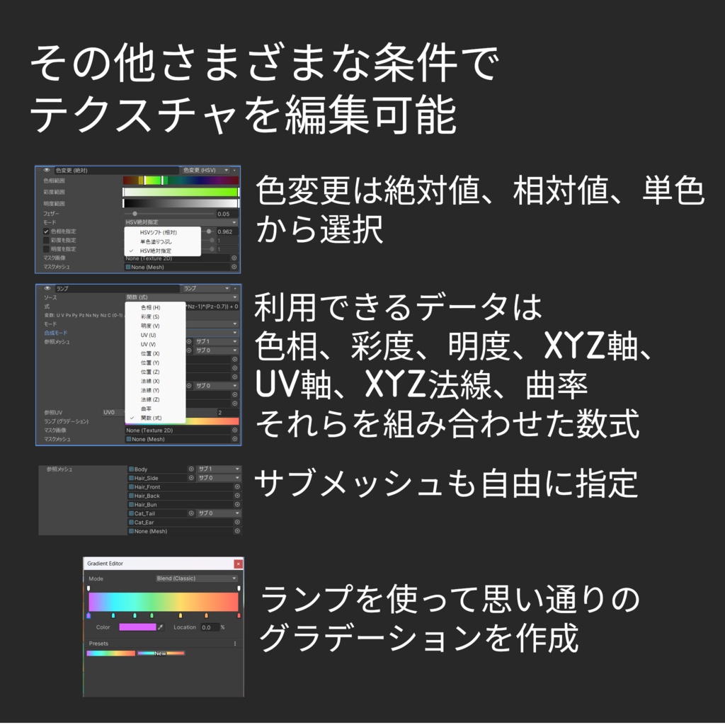 TexStack(高機能非破壊テクスチャ編集ツール)