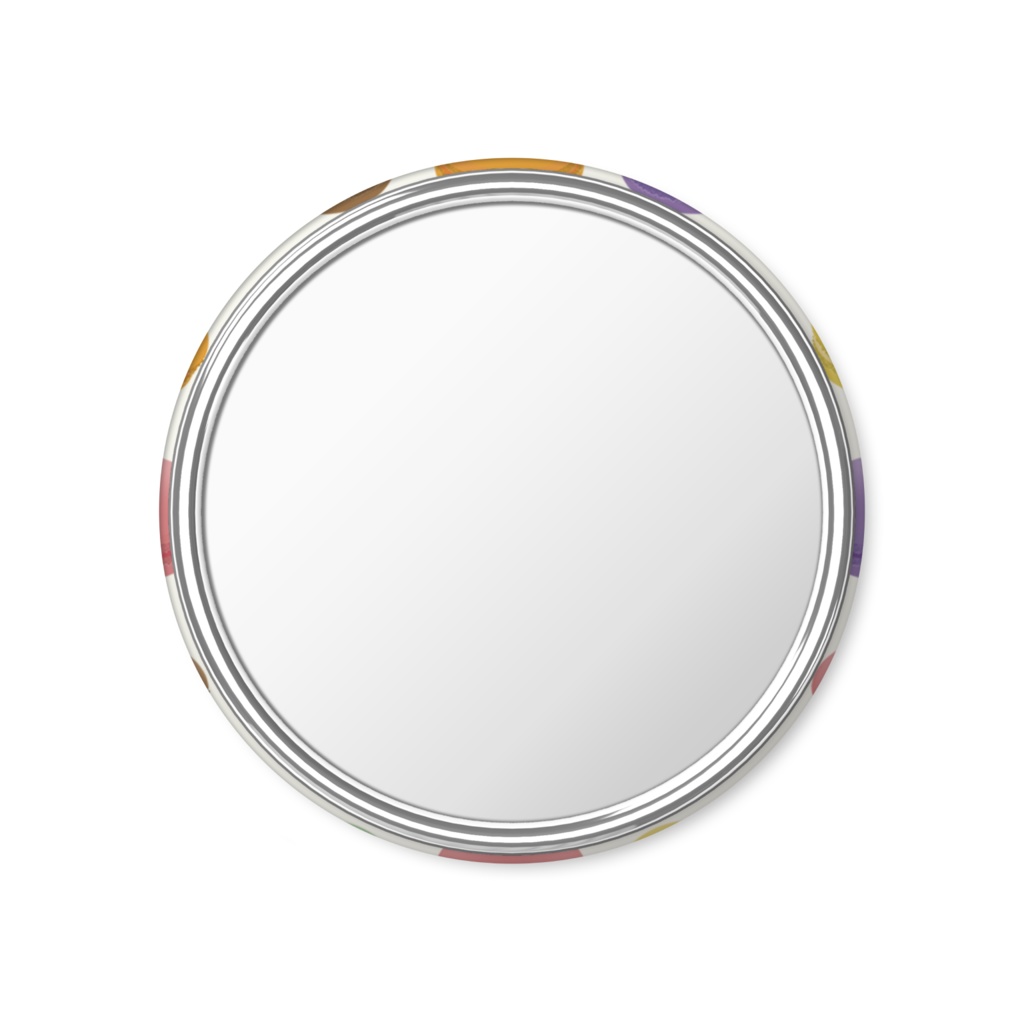 カラフルなマカロンの缶ミラー