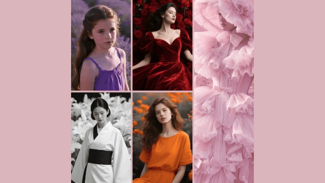 【背景素材】美しい花々と佇む少女（実写・写真調・歌ってみた・配信背景・コピースペース）横長 [Floral Cinematic Portrait Background Collection]
