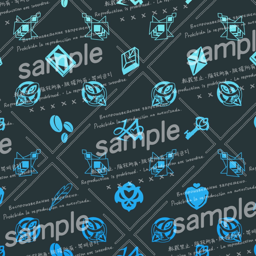 【カヴェアル】モノグラム柄眼鏡拭きセット