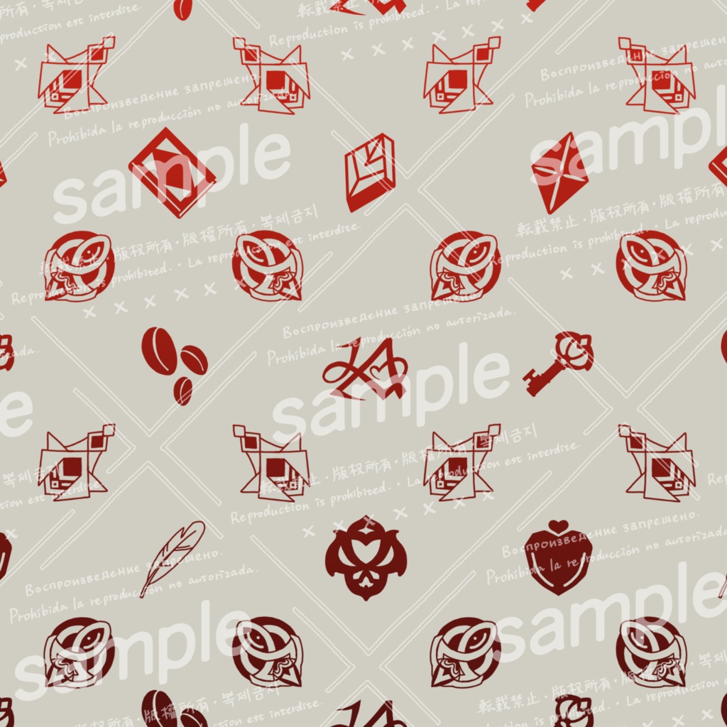 【カヴェアル】モノグラム柄眼鏡拭きセット