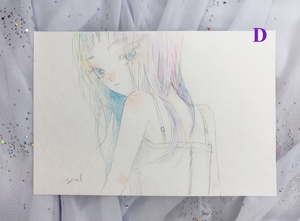 水彩ドローイングA〜I(ポストカードサイズ)