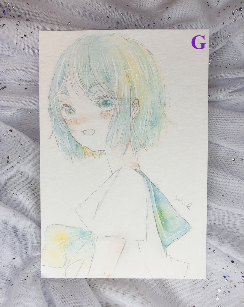 水彩ドローイングA〜I(ポストカードサイズ)