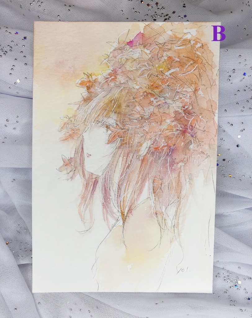 水彩ドローイングA〜I(ポストカードサイズ)