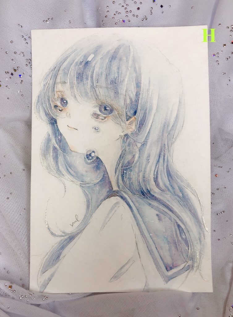 水彩原画A〜I(ポストカードサイズ)