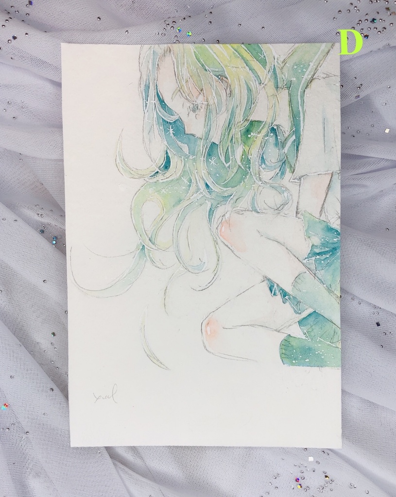 水彩原画A〜I(ポストカードサイズ)