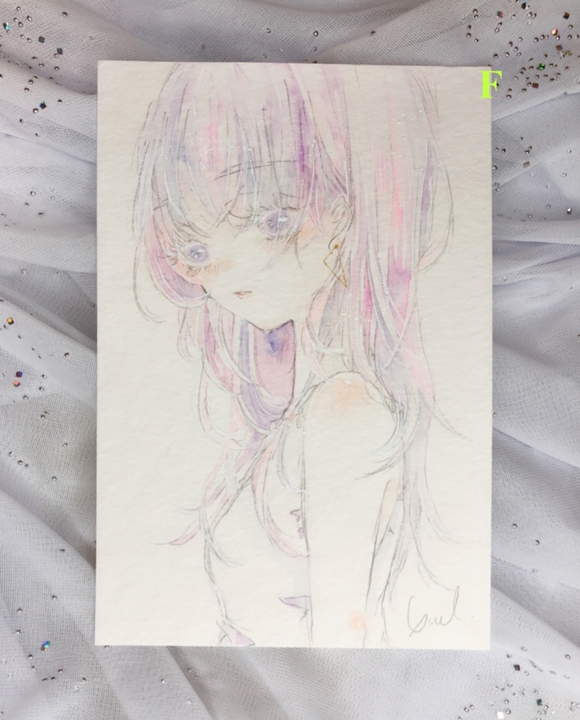 水彩原画A〜I(ポストカードサイズ)