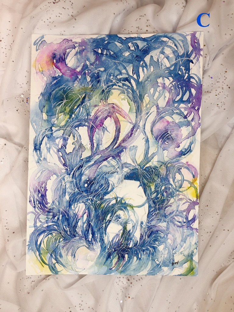 水彩原画A〜I(240×170mm)