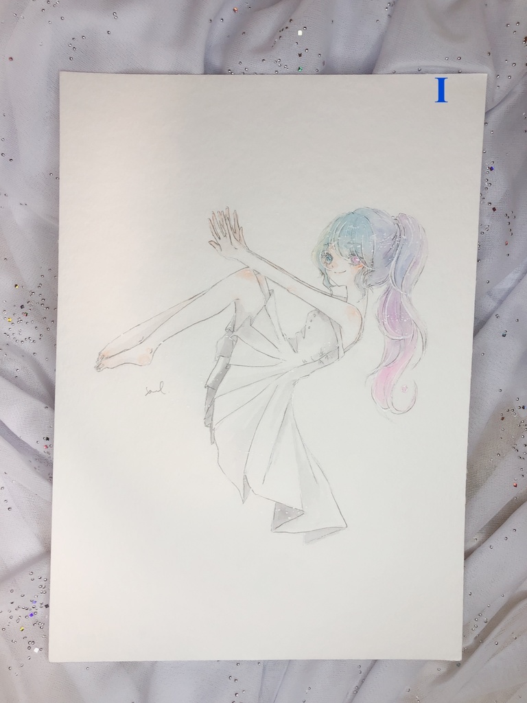 水彩原画A〜I(240×170mm)