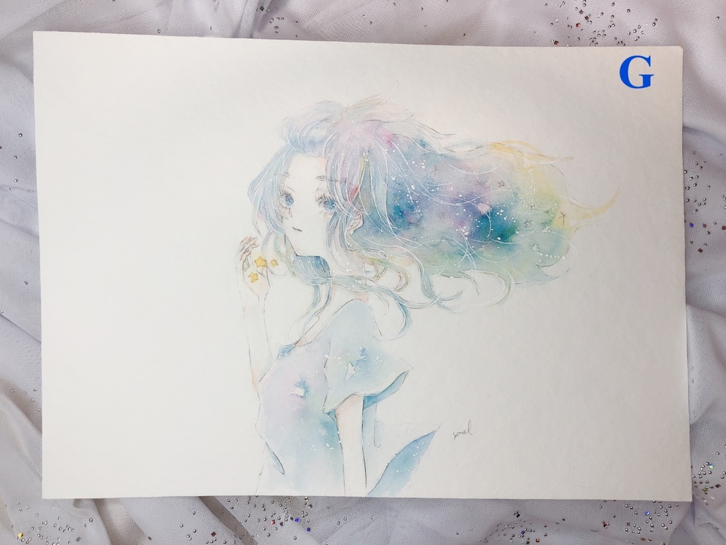 水彩原画A〜I(240×170mm)