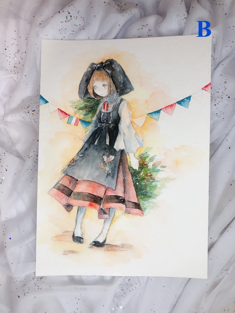 水彩原画A〜I(240×170mm)