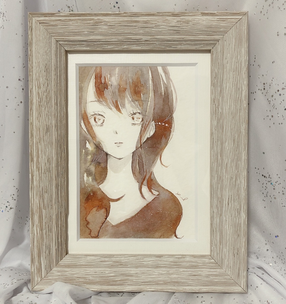 額装作品「凛」