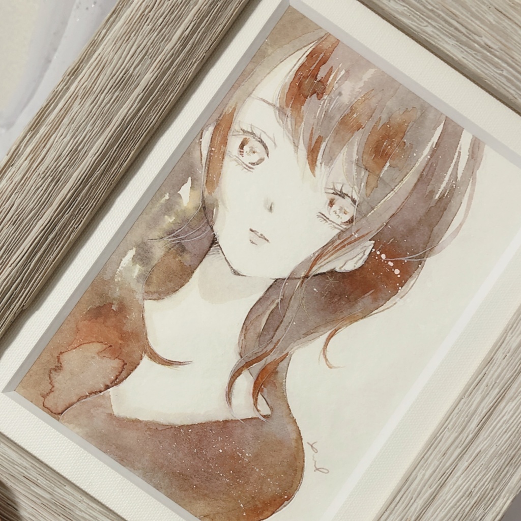 額装作品「凛」