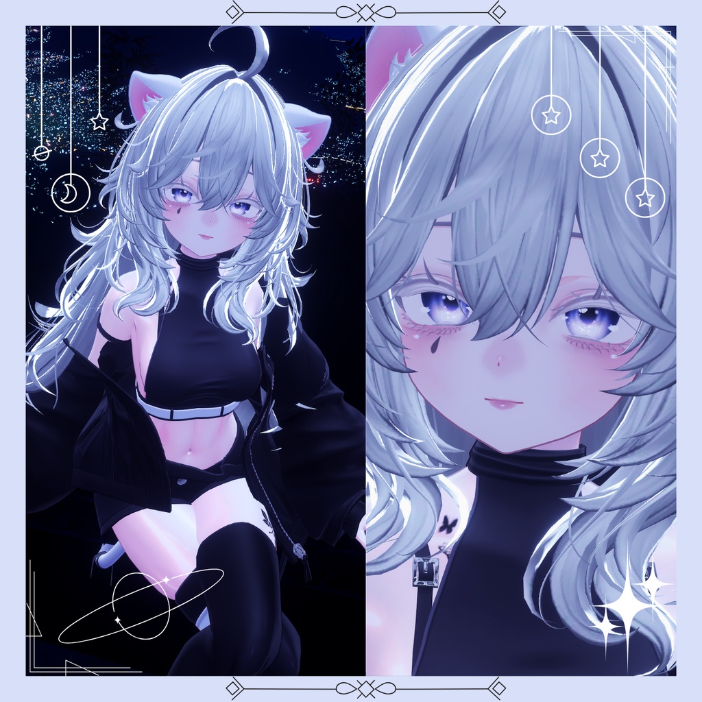 Universe  eye texture & Morbid makeup 【Sio対応 】